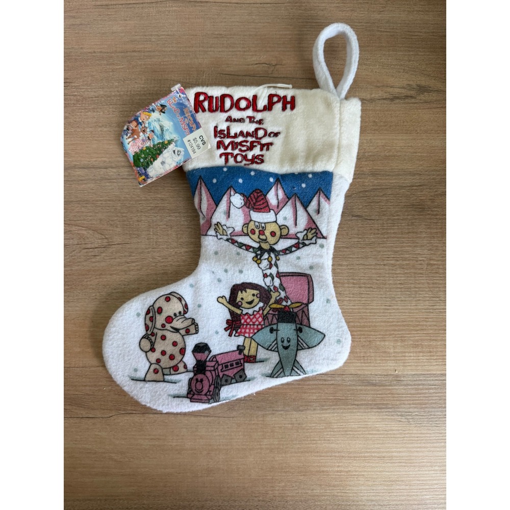Vintage Rudolph Island of Misfit Toys Christmas Stocking CVS 124184 NWT